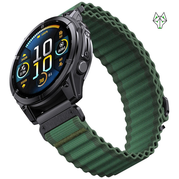 Wolfband Garmin Trace Nylon Loop 22 mm