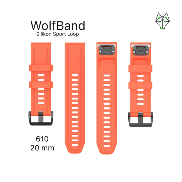 WolfBand Garmin Silikónová športová slučka 26 mm