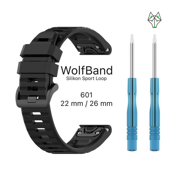 WolfBand Garmin Silikon Sport Loop 20 mm