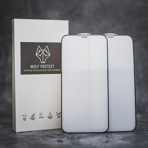 Displayschutz 2x für iPhone 12 Serie - WolfProtect.de