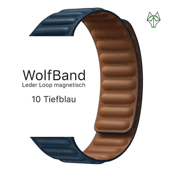 WolfBand Leder Loop magnetisch - WolfProtect.de