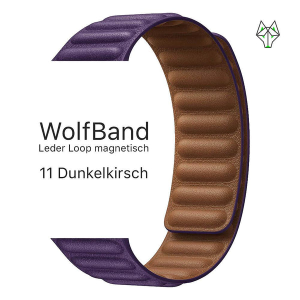 WolfBand Leder Loop magnetisch - WolfProtect.de