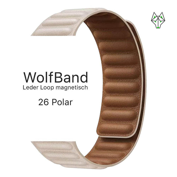 WolfBand Leder Loop magnetisch - WolfProtect.de