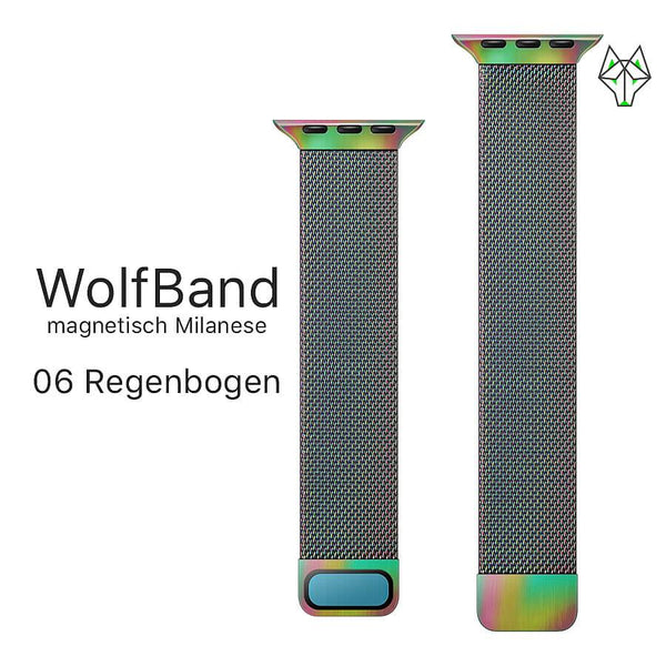 WolfBand magnetisch Milanese Loop - WolfProtect.de