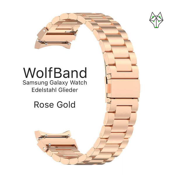 WolfBand Edelstahl Glieder Loop - WolfProtect.de