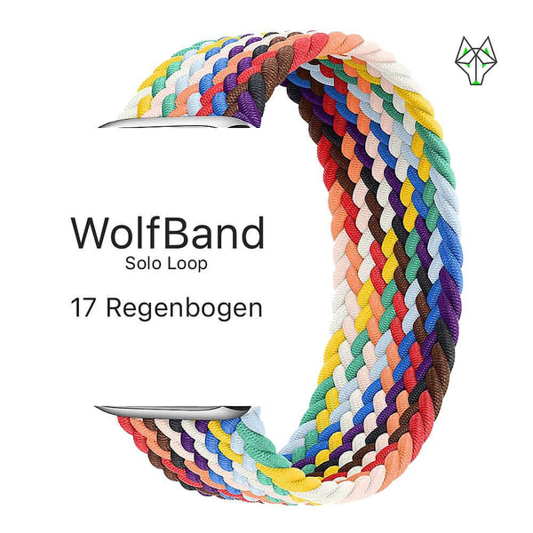 WolfBand Solo Loop Multicolor 38/40/41mm - WolfProtect.de