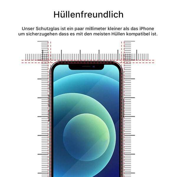 Displayschutz 2x für iPhone 14 Serie - WolfProtect.de