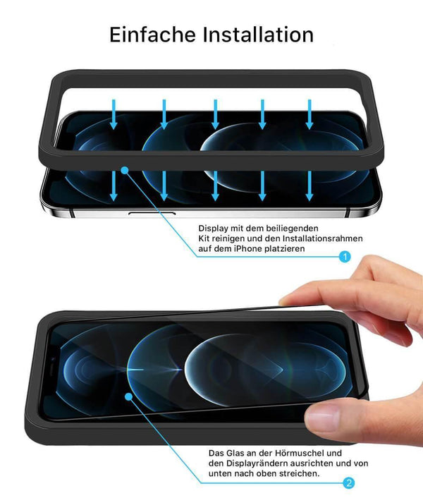 Displayschutz 2x für iPhone 14 Serie - WolfProtect.de