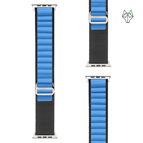 WolfBand Alpine Loop - Serie Argento - 38/40/41/42 mm