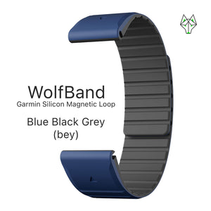 WolfBand Magnetická silikónová slučka 22 mm