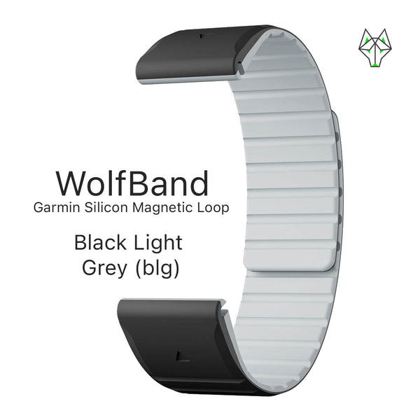 WolfBand Laço magnético de silicone 22 mm