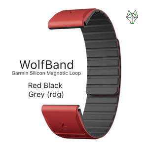 WolfBand Magnetická silikónová slučka 22 mm