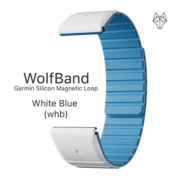 WolfBand Laço magnético de silicone 22 mm