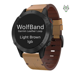 WolfBand Garmin Δερμάτινο 26mm