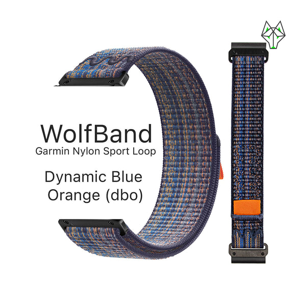 WolfBand Garmin Nylon Sport Loop 22 mm