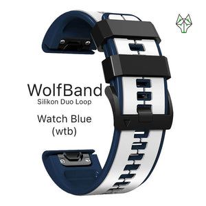 Wolfband Garmin Silicone Duo Sportlus 22 mm