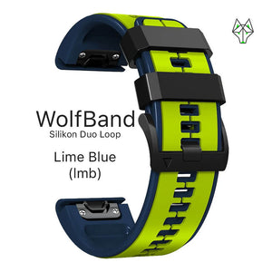 Wolfband Garmin Silicone Duo Sportlus 22 mm