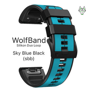 Wolfband Garmin Silicone Duo Sportlus 22 mm