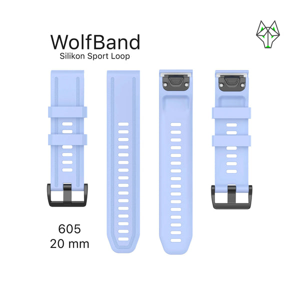 WolfBand Garmin Silikon Sport Loop 22 mm