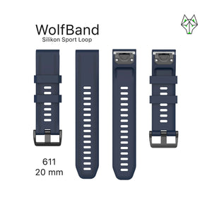 WolfBand Garmin Silicone Sport Loop 20 mm