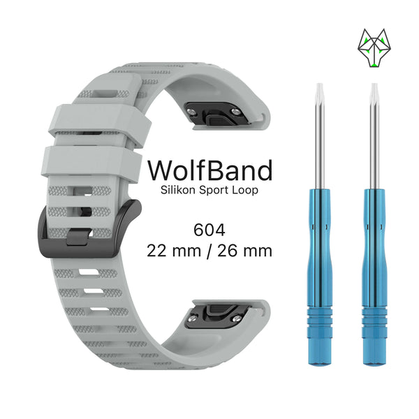 WolfBand Garmin Silikon Sport Loop 20 mm