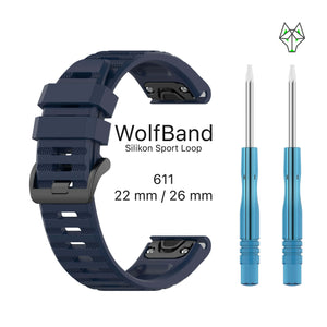 WolfBand Garmin Silicone Sport Loop 20 mm
