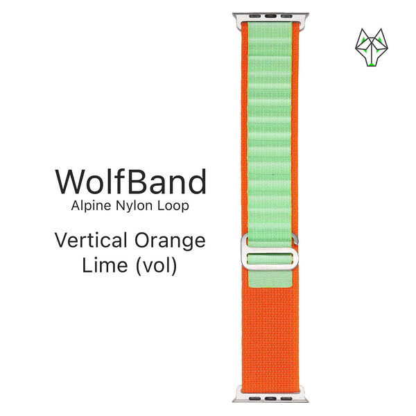 Lazo de nylon alpino WolfBand 38/40/41 mm