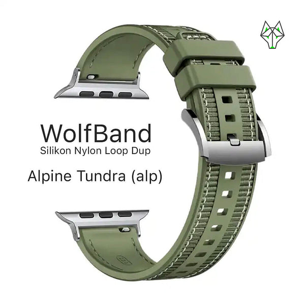 WolfBand Nylon Silikone Loop Duo