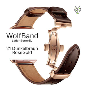 WolfBand Leder Butterfly - WolfProtect.de