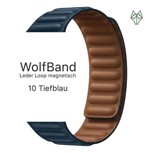 WolfBand Leder Loop magnetisch - WolfProtect.de