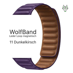 WolfBand Leder Loop magnetisch - WolfProtect.de