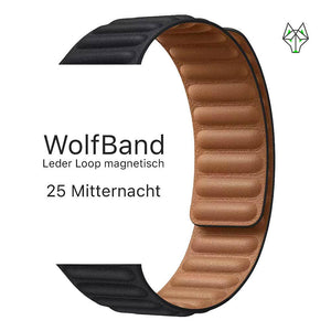 WolfBand Leder Loop magnetisch - WolfProtect.de