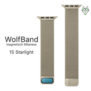 WolfBand magnetisch Milanese Loop - WolfProtect.de