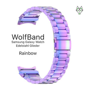 WolfBand Edelstahl Glieder Loop - WolfProtect.de