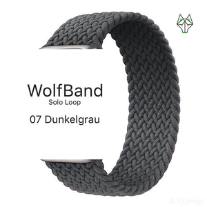 WolfBand Solo Loop Unicolor 38/40/41 mm - WolfProtect.de