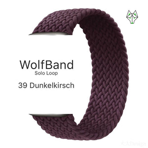 WolfBand Solo Loop Unicolor 38/40/41 mm - WolfProtect.de